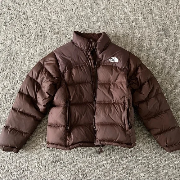 Brown North Face Puffer Jacket 700, women’s size M